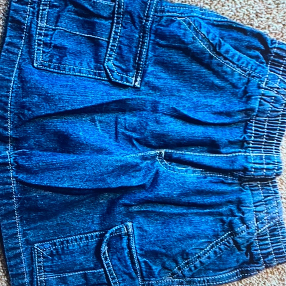 Faded Glory elastic waist denim shorts